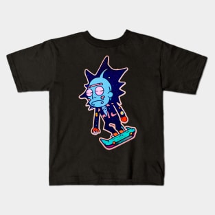 Rick styles zombie Galaxy Crow Kids T-Shirt